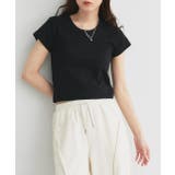 リンガーデザイン フライスコンパクトTシャツ | ad thie | 詳細画像17 