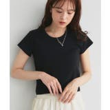 リンガーデザイン フライスコンパクトTシャツ | ad thie | 詳細画像18 
