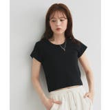 リンガーデザイン フライスコンパクトTシャツ | ad thie | 詳細画像19 