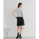 リンガーデザイン フライスコンパクトTシャツ | ad thie | 詳細画像22 