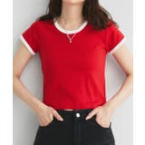 リンガーデザイン フライスコンパクトTシャツ | ad thie | 詳細画像41 