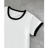リンガーデザイン フライスコンパクトTシャツ | ad thie | 詳細画像46 