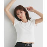 リンガーデザイン フライスコンパクトTシャツ | ad thie | 詳細画像6 