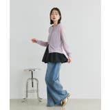 2wayネックスクエアホルター ギャザー切り替えタンクトップ | ad thie | 詳細画像24 