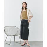 スクエアネックレースリブタンクトップ | ad thie | 詳細画像10 