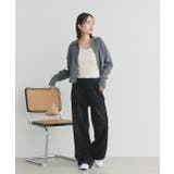 スクエアネックレースリブタンクトップ | ad thie | 詳細画像36 