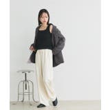 スクエアネックレースリブタンクトップ | ad thie | 詳細画像44 