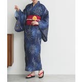 3点セット 花火柄セパレート2WAY浴衣セット | ad thie | 詳細画像28