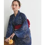 3点セット 花火柄セパレート2WAY浴衣セット | ad thie | 詳細画像30