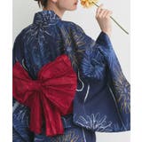 3点セット 花火柄セパレート2WAY浴衣セット | ad thie | 詳細画像32