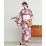 3点セット 菊柄セパレート2WAY浴衣セット | ad thie | 詳細画像18 