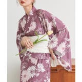 3点セット 菊柄セパレート2WAY浴衣セット | ad thie | 詳細画像22 
