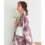 3点セット 菊柄セパレート2WAY浴衣セット | ad thie | 詳細画像31 