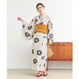 3点セット 菊柄セパレート2WAY浴衣セット | ad thie | 詳細画像38 