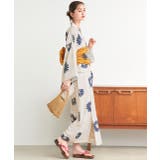 3点セット 菊柄セパレート2WAY浴衣セット | ad thie | 詳細画像39 