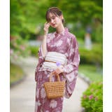 3点セット 菊柄セパレート2WAY浴衣セット | ad thie | 詳細画像4 