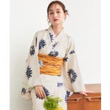 3点セット 菊柄セパレート2WAY浴衣セット | ad thie | 詳細画像43 