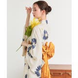 3点セット 菊柄セパレート2WAY浴衣セット | ad thie | 詳細画像45 