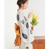 3点セット 菊柄セパレート2WAY浴衣セット | ad thie | 詳細画像47 