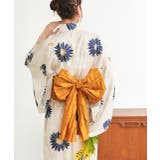 3点セット 菊柄セパレート2WAY浴衣セット | ad thie | 詳細画像49 