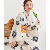 3点セット 菊柄セパレート2WAY浴衣セット | ad thie | 詳細画像52 