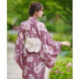 3点セット 菊柄セパレート2WAY浴衣セット | ad thie | 詳細画像6 