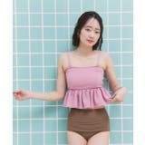 ジャガードペプラムキャミソール スイムウェア | ad thie | 詳細画像12