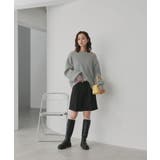 フェイクレイヤードデザイン ワッフルプルオーバー | ad thie | 詳細画像2 