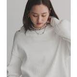 フェイクレイヤードデザイン ワッフルプルオーバー | ad thie | 詳細画像23 