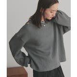 フェイクレイヤードデザイン ワッフルプルオーバー | ad thie | 詳細画像33 