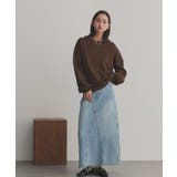 フェイクレイヤードデザイン ワッフルプルオーバー | ad thie | 詳細画像37 