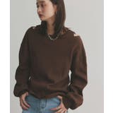 フェイクレイヤードデザイン ワッフルプルオーバー | ad thie | 詳細画像39 