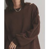 フェイクレイヤードデザイン ワッフルプルオーバー | ad thie | 詳細画像40 