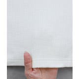 フェイクレイヤードデザイン ワッフルプルオーバー | ad thie | 詳細画像45 