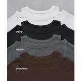 フェイクレイヤードデザイン ワッフルプルオーバー | ad thie | 詳細画像46 