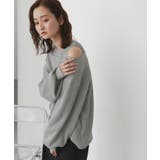 フェイクレイヤードデザイン ワッフルプルオーバー | ad thie | 詳細画像5 