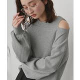 フェイクレイヤードデザイン ワッフルプルオーバー | ad thie | 詳細画像6 