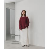 フェイクレイヤードデザイン ワッフルプルオーバー | ad thie | 詳細画像7 