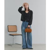 袖ボリュームVネックシアーカーディガン | ad thie | 詳細画像11 