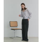 袖ボリュームVネックシアーカーディガン | ad thie | 詳細画像22 