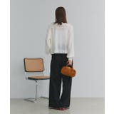 袖ボリュームVネックシアーカーディガン | ad thie | 詳細画像3 