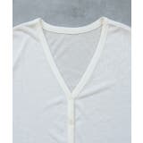 袖ボリュームVネックシアーカーディガン | ad thie | 詳細画像37 