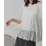 ヘムスリーブレースデザイントップス | ad thie | 詳細画像13 