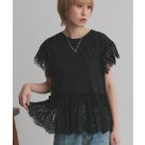 ヘムスリーブレースデザイントップス | ad thie | 詳細画像16 