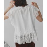 ヘムスリーブレースデザイントップス | ad thie | 詳細画像6 