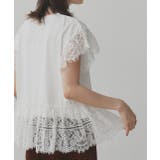 ヘムスリーブレースデザイントップス | ad thie | 詳細画像7 