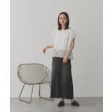 ヘムスリーブレースデザイントップス | ad thie | 詳細画像8 