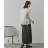 ヘムスリーブレースデザイントップス | ad thie | 詳細画像9 