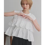 ポルカドットティアードフリルトップス | ad thie | 詳細画像10 