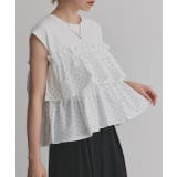 ポルカドットティアードフリルトップス | ad thie | 詳細画像13 